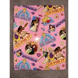 Unique Disney Princesses Portfolio School Folder 12" x 9 3/8"